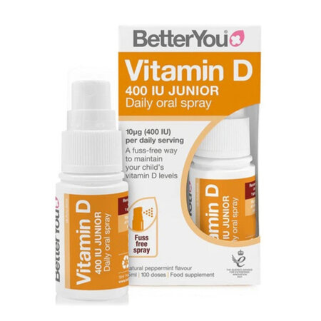 Spray oral cu vitamina D Junior, 400 UI, 15 ml, BetterYou