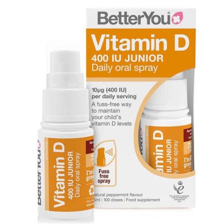 Spray oral cu vitamina D Junior, 400UI, 15ml, BetterYou