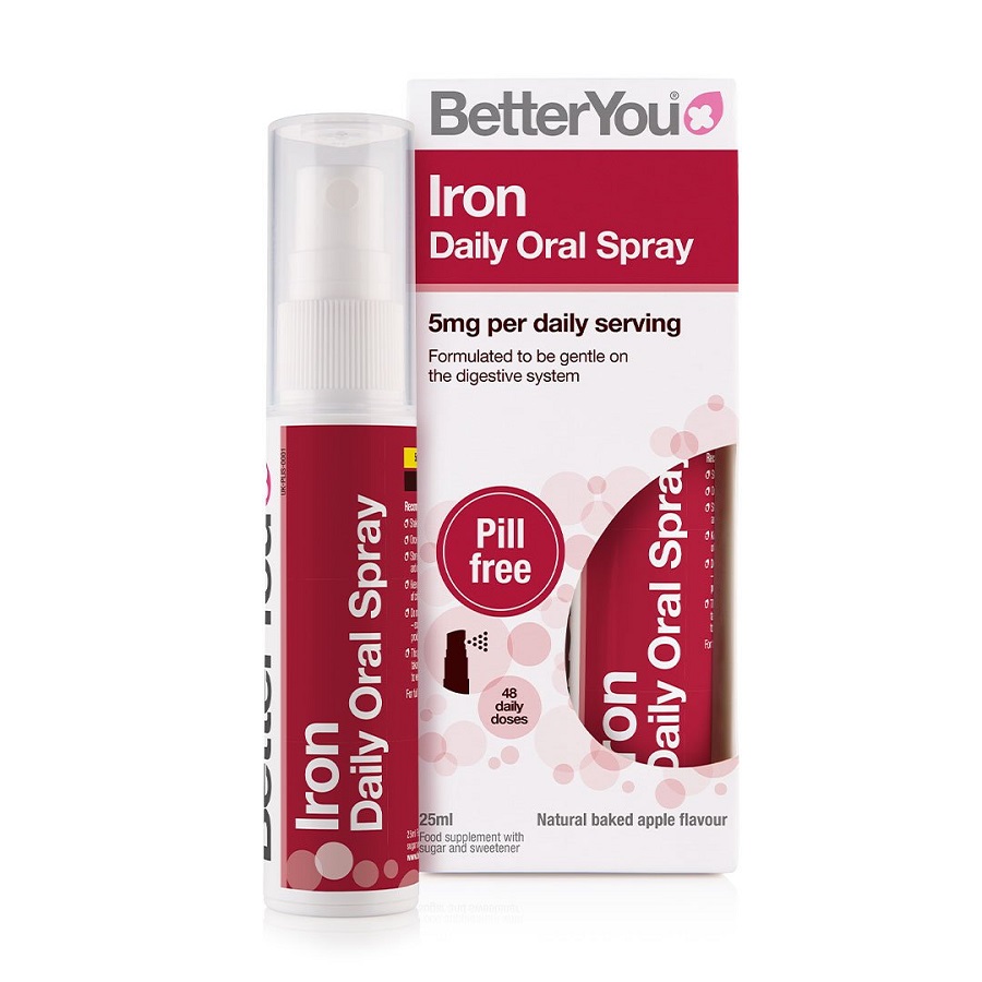 Spray oral cu fier, 5mg, 25ml, BetterYou