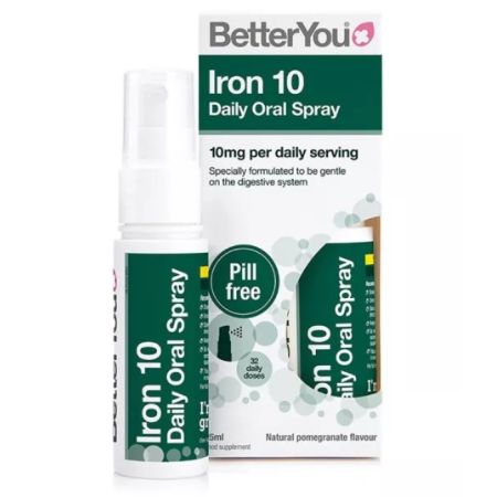 Spray oral cu fier, 10mg, 25ml, BetterYou