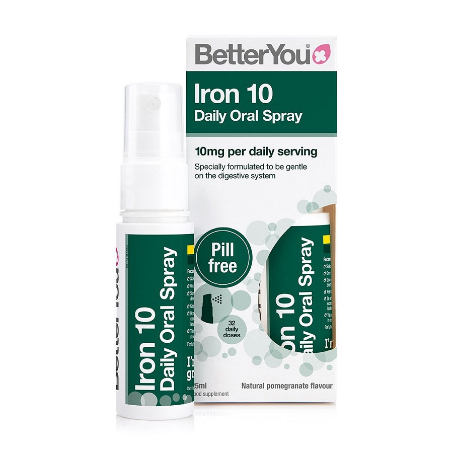 Spray oral cu fier, 10mg, 25ml, BetterYou