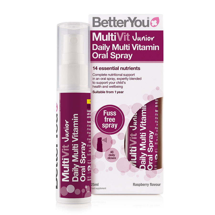 Spray oral cu multivitamine pentru copii MultiVit Junior, 25 ml, BetterYou