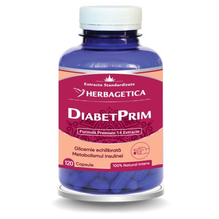 Diabetprim, 120 capsule, Herbagetica