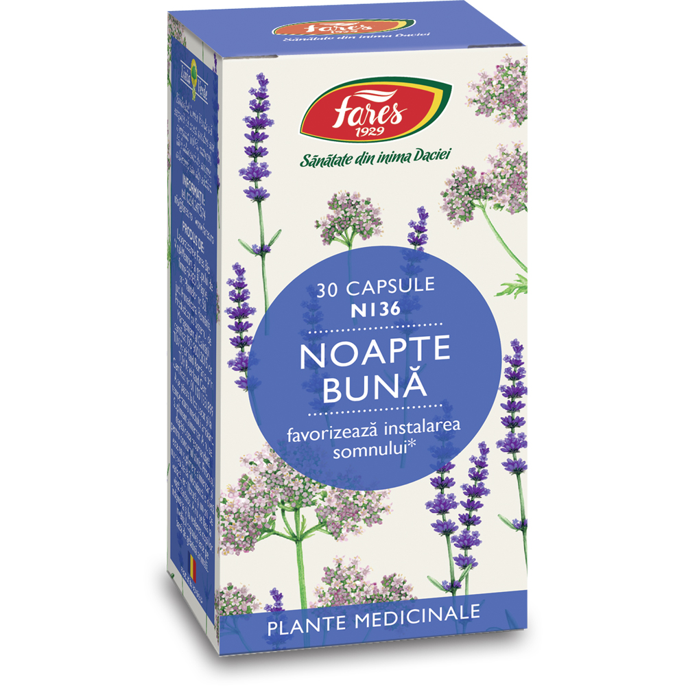 Noapte buna N136, 30 capsule, Fares