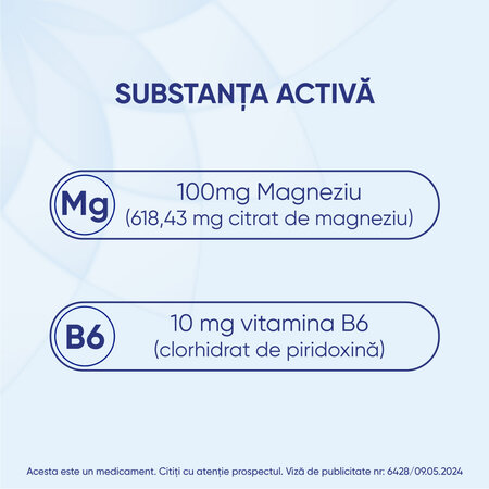 Magne B6 Premium, 100 mg/10 mg, 40 comprimate filmate, Sanofi 611523