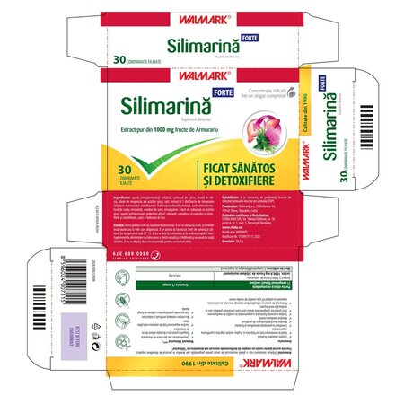 Silimarina Forte, 30 comprimate, Walmark 697719