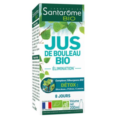 Suc Bio de mesteacan, 200 ml, Santarome