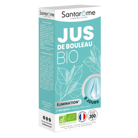 Suc bio de mesteacan, 200 ml, Santarome