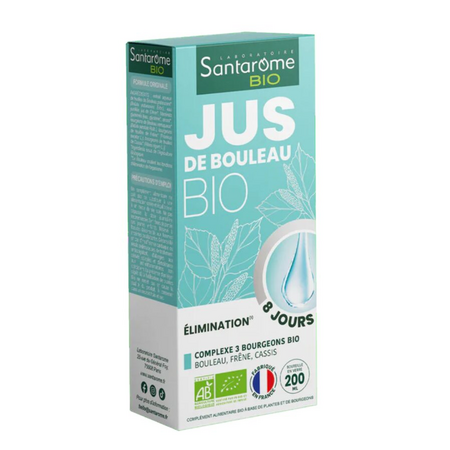 Suc bio de mesteacan, 200 ml, Santarome