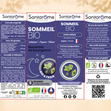 Sommeil Bio, 30 ml, Santarome 745819