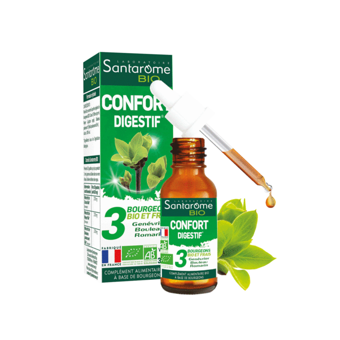 Gemmo Confort Digestif Bio, 30 ml, Santarome