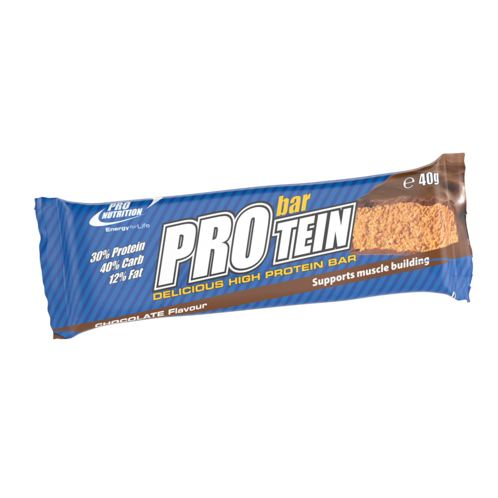 Protein Bar cu aroma de ciocolata, 40 g, Pro Nutrition