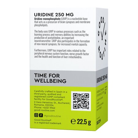 Uridine Good Routine, 250 mg, 30 capsule, Secom 711743