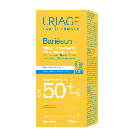 Crema fara parfum pentru protectie solara Bariesun, SPF 50+, 50 ml, Uriage 598634