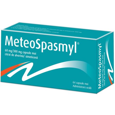 Meteospasmyl, 60 mg/300mg, 64 capsule moi, Laboratoires Mayoly Spindler