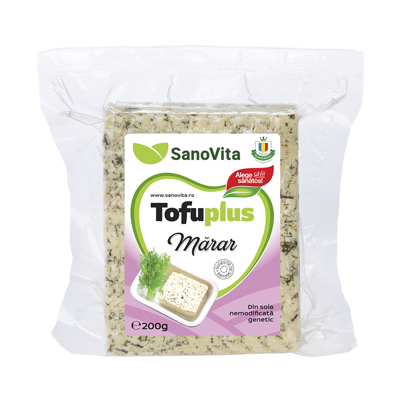 Tofu Plus cu marar, 200g, Sanovita