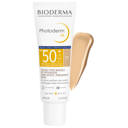 Gel-crema corectoare cu SPF 50+ deschis Photoderm M, 40 ml, Bioderma 736599