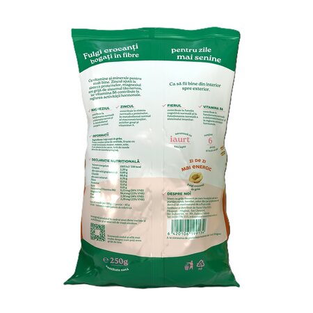 Fulgi crocanti grau, 250 g, SanoVita 728347