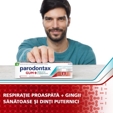 Pasta de dinti Parodontax Gum Breath Sensitivity Parodontax, 75 ml, Haleon 683728