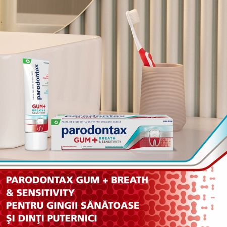 Pasta de dinti Parodontax Gum Breath Sensitivity Parodontax, 75 ml, Haleon 683733