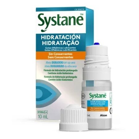 Picaturi oftalmice fara conservanti Systane Hydration, 10 ml, Alcon