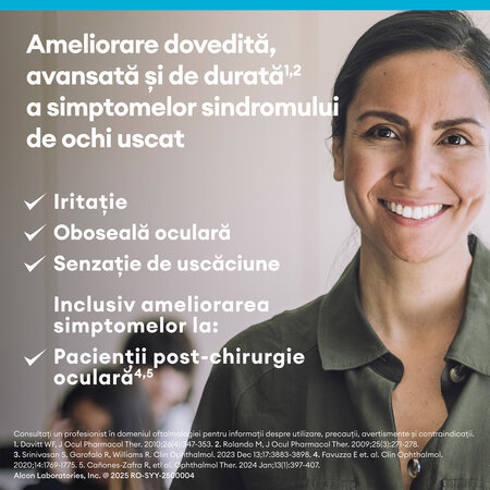 Picaturi oftalmice fara conservanti Systane Hydration, 10 ml, Alcon 756085