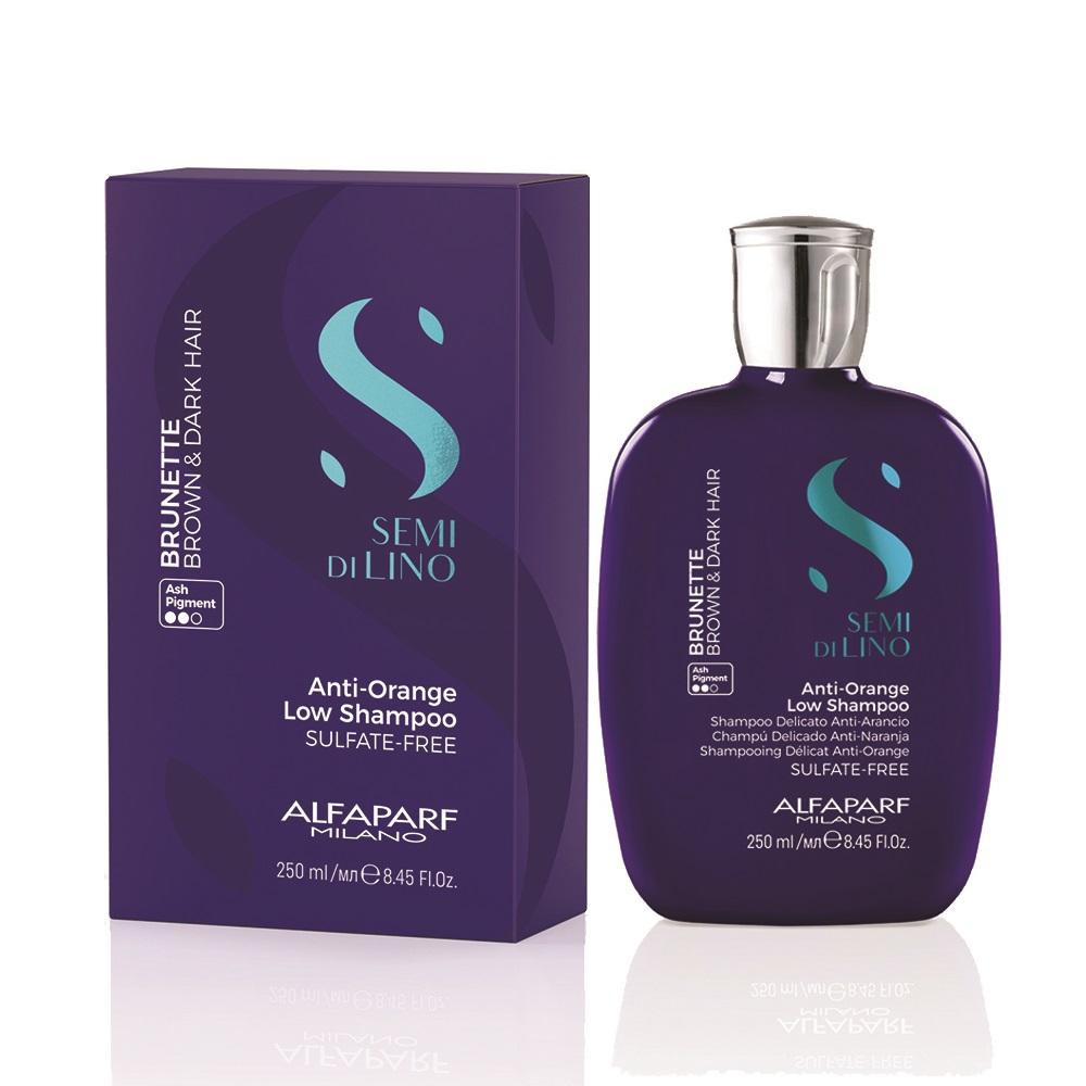 Sampon delicat pentru par brunet Anti-Orange, 250 ml, Alfaparf