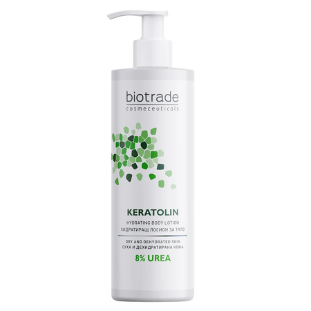 Lotiune de corp cu 8% uree pentru piele foarte uscata Keratolin Body, 400 ml, Biotrade