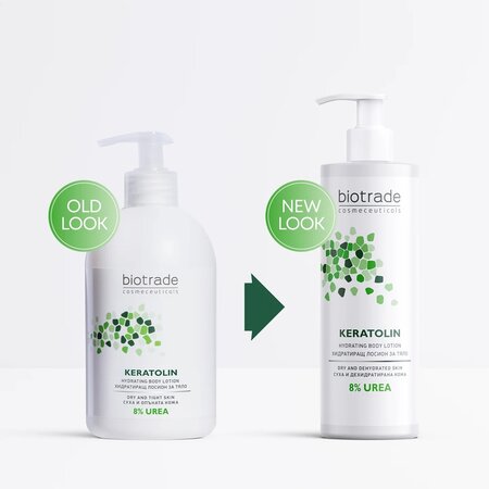 Lotiune de corp hidratanta cu 8% uree Keratolin, 400 ml, Biotrade 747818