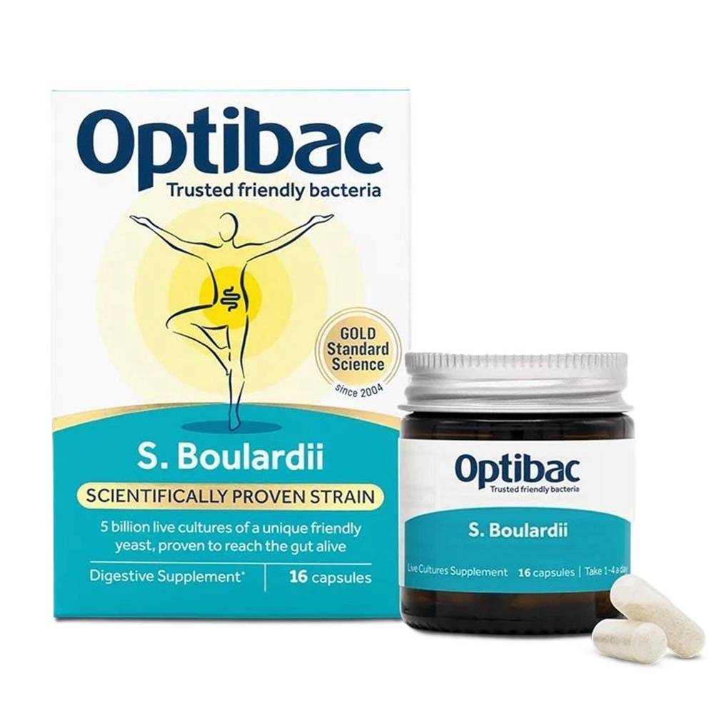 Probiotic Saccharomyces Boulardii, 16 capsule, OptiBac