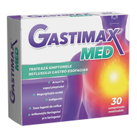 Gastimax Med, 30 comprimate masticabile, Fiterman