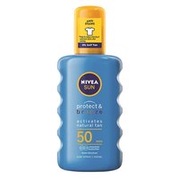 Spray pentru corp cu protectie solara SPF 50 Protect & Bronze, 200 ml, Nivea Sun