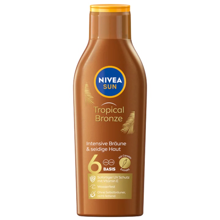 Lotiune pentru protectie solara SPF 6 Carotene, 200 ml, Nivea Sun