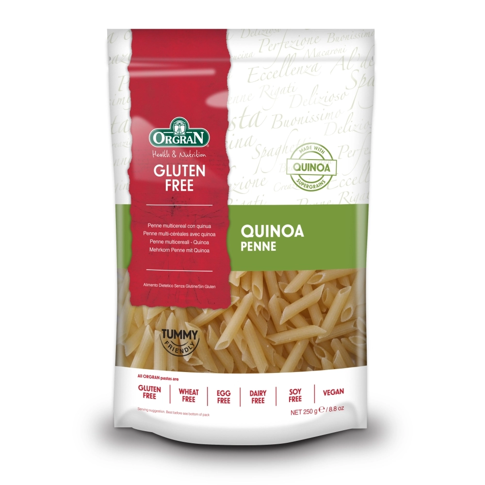 Paste penne din quinoa, 250 g, Orgran