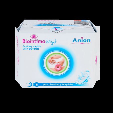 Absorbante de noapte, 8 bucati, Biointimo
