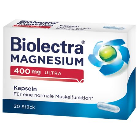 Biolectra Magnesium Ultra, 400 mg, 20 capsule, Hermes