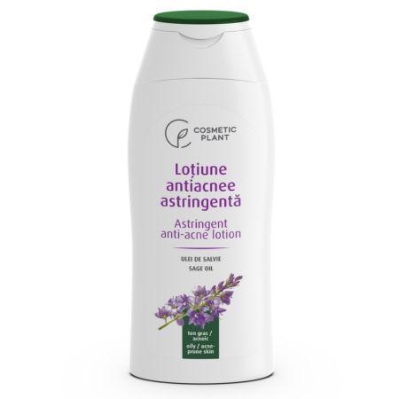 Lotiune antiacnee astringenta cu ulei de salvie Essential, 200 ml, Cosmetic Plant