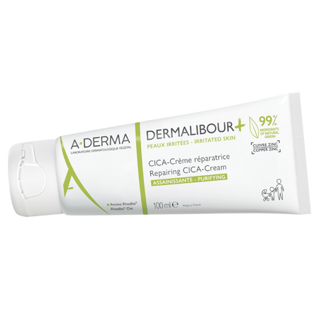 Crema reparatoare si purifianta pentru piele iritata Dermalibour+ Cica, 100 ml, A-Derma 743164