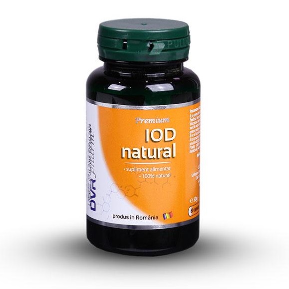 Iod natural, 60 capsule, Dvr Pharm