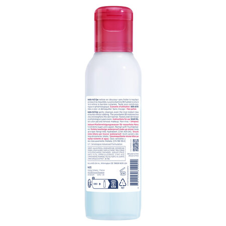 Apa micelara bifazica pentru ochi si buze Sensibio H2O, 125 ml, Bioderma 714141