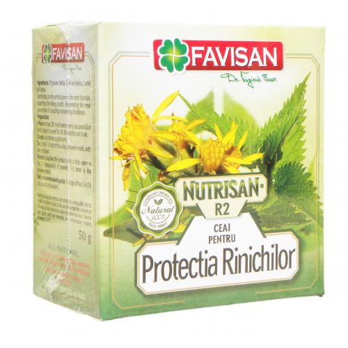 Ceai pentru protectia rinichilor Nutrisan R2, 50 g, Favisan