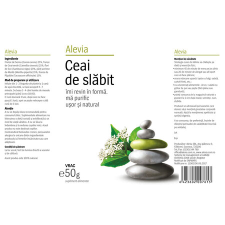 Ceai de slabit, 50g, Alevia 619165
