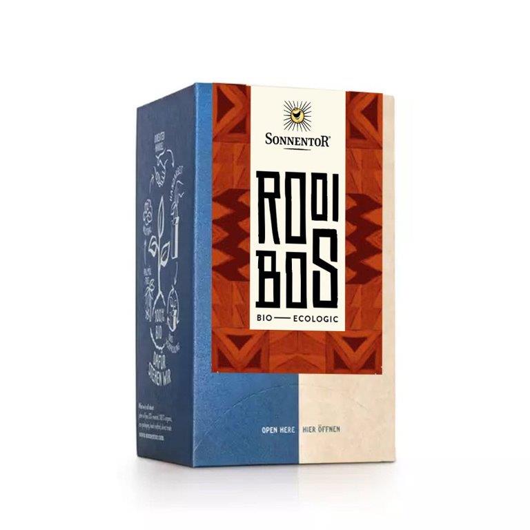 Ceai bio rooibos, 18 plicuri, Sonnentor