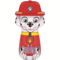 Gel de dus si sampon pentru copii Paw Patrol, 400 ml, Air Val
