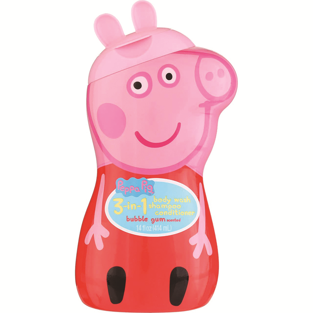 Gel de dus si sampon pentru copii Peppa Pig, 400 ml, Air Val