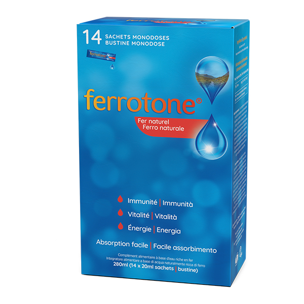 Ferrotone Original, 14 plicuri, Spatone