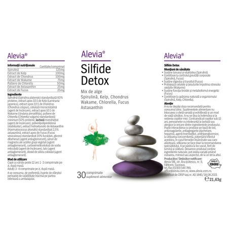 Silfide Detox, 30 comprimate, Alevia 627860