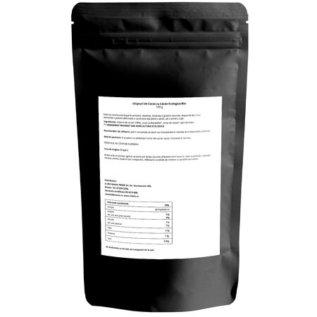 Chipsuri Eco de cocos cu cacao, 100g, Niavis 601518