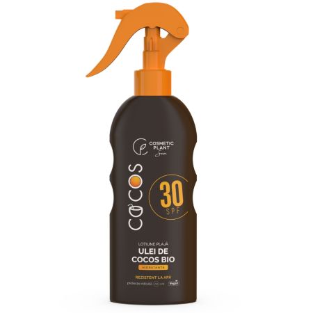 Emulsie cu protectie solara Cocos SPF30 Sun, 200 ml, Cosmetic Plant