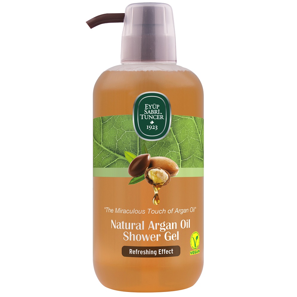 Gel de dus cu ulei natural de argan, 600 ml, Eyup Sabri Tuncer